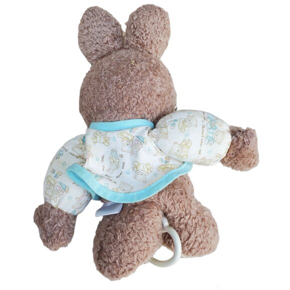 Vintage Carter's Classic Bunny Rabbit Musical Plush Crib Pull Baby Toy - Picture 2 of 8